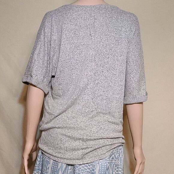 PerSeption concept Heather grey side tie blouse - Picture 4 of 7